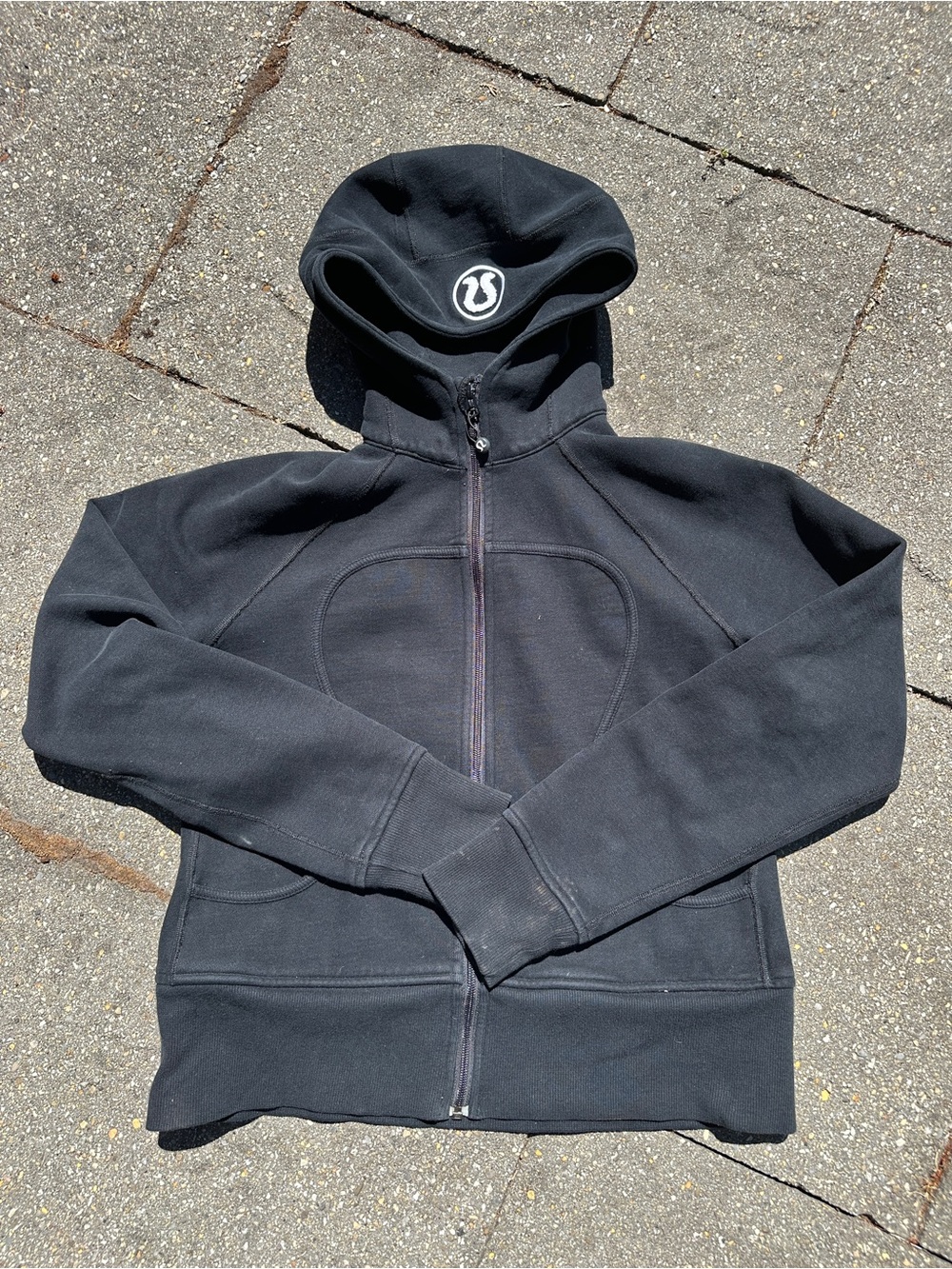Lululemon Scuba Full-Zip Hoodie - Black (Size 10)